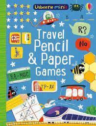 Travel Pencil and Paper Games by Usborne Minis Book 6+