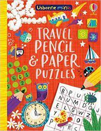 Travel Pencil and Paper Puzzles By Usborne Minis 6-12y