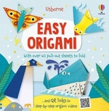 Easy Origami for Kids Book with 60 Sheet by Usborne