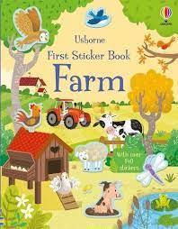 First Sticker Book Farm Book by Usborne