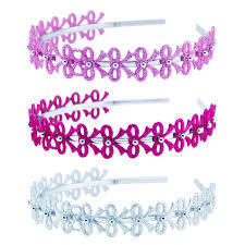 Wide Glitter Bow Headband by Pink Poppy PHB111