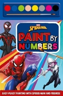 Marvel Spider-Man Paint By Numbers Book