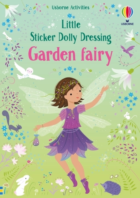 Little Sticker Dolly Dressing Garden Fairy Book by Usborne 3+
