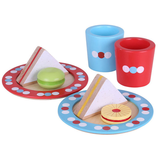 Wooden Afternoon Tea For Two Set by Big Jigs Toys BJ619
