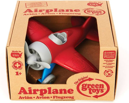 Eco Red Winged Airplane by Green Toys 1+ Recycled Plastic