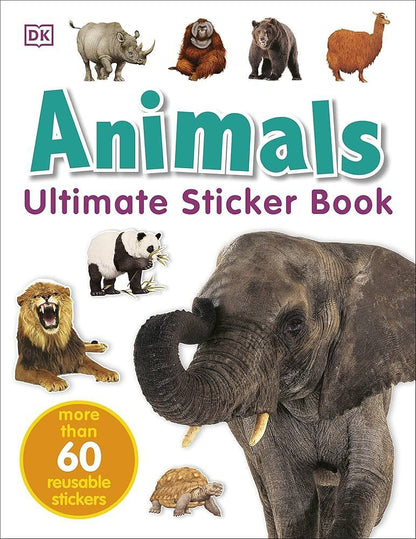 Animals Ultimate Sticker Book with 60 Sticker By DK Books