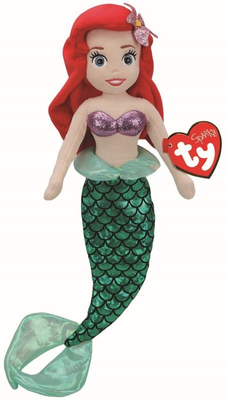 Ariel TY Beanie With Sound 40cm Princess Disney Character