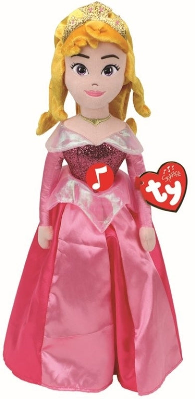 Aurora TY Beanie With Sound 40cm Medium Princess Disney