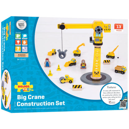 Big Crane Construction Set and Vehicles by Big Jig BJT200 3+