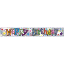 2.5m Happy Birthday Party Banner