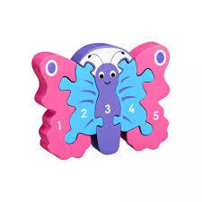 Wooden Butterfly 1 to 5 Jigsaw Puzzle by Lanka Kade 10m+