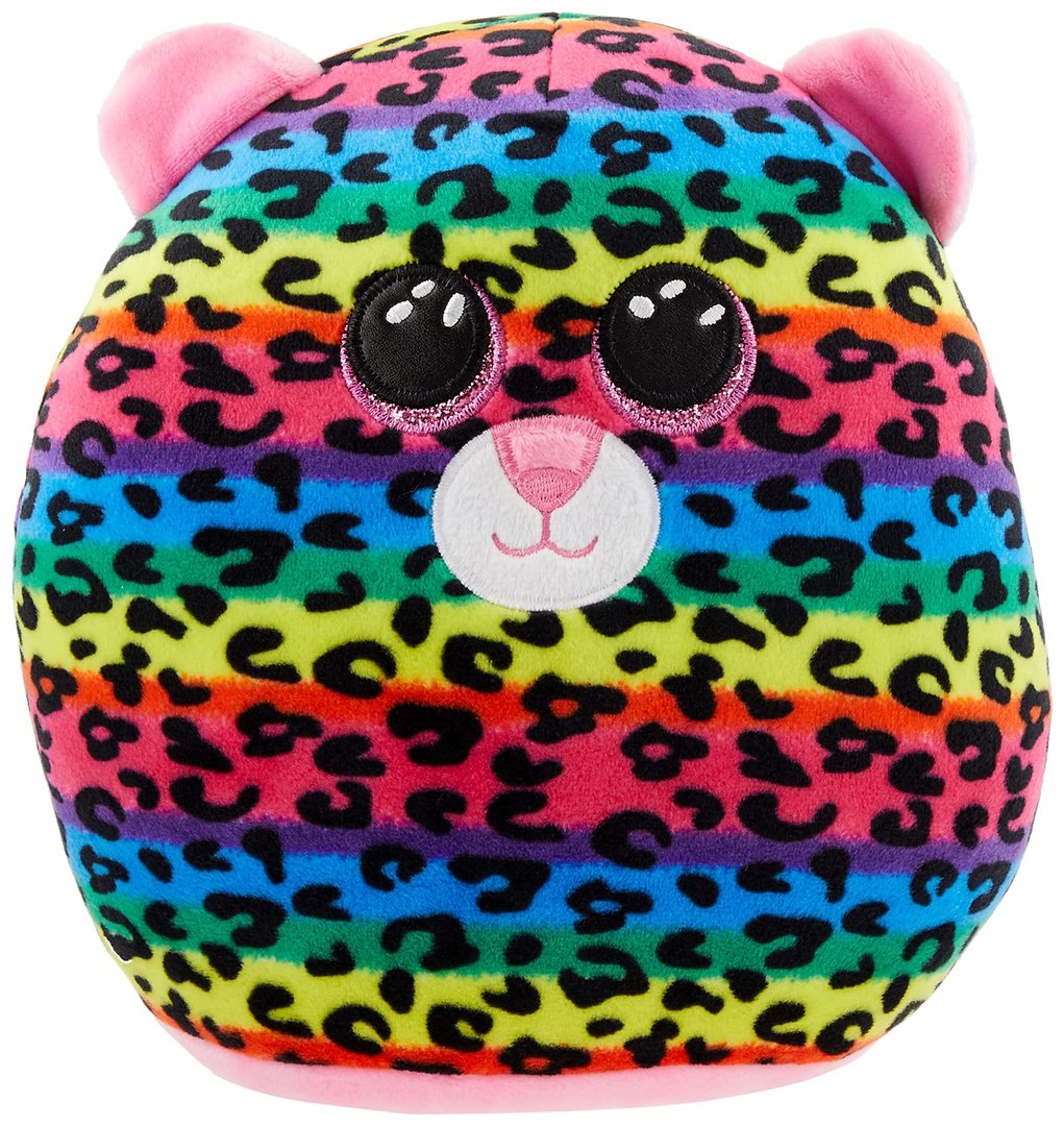 Dotty The Leopard Squish-A-Boo 25cm Ty Beanie Toy DOB June 16