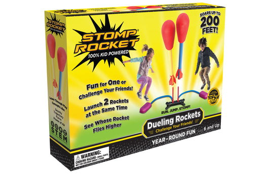 Duelling Stomp Rockets Set Original Kids Rocket Launchers 6+