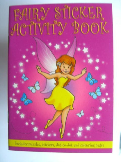 Mini Sticker and Colouring Activity Book Ideal for Party Bags