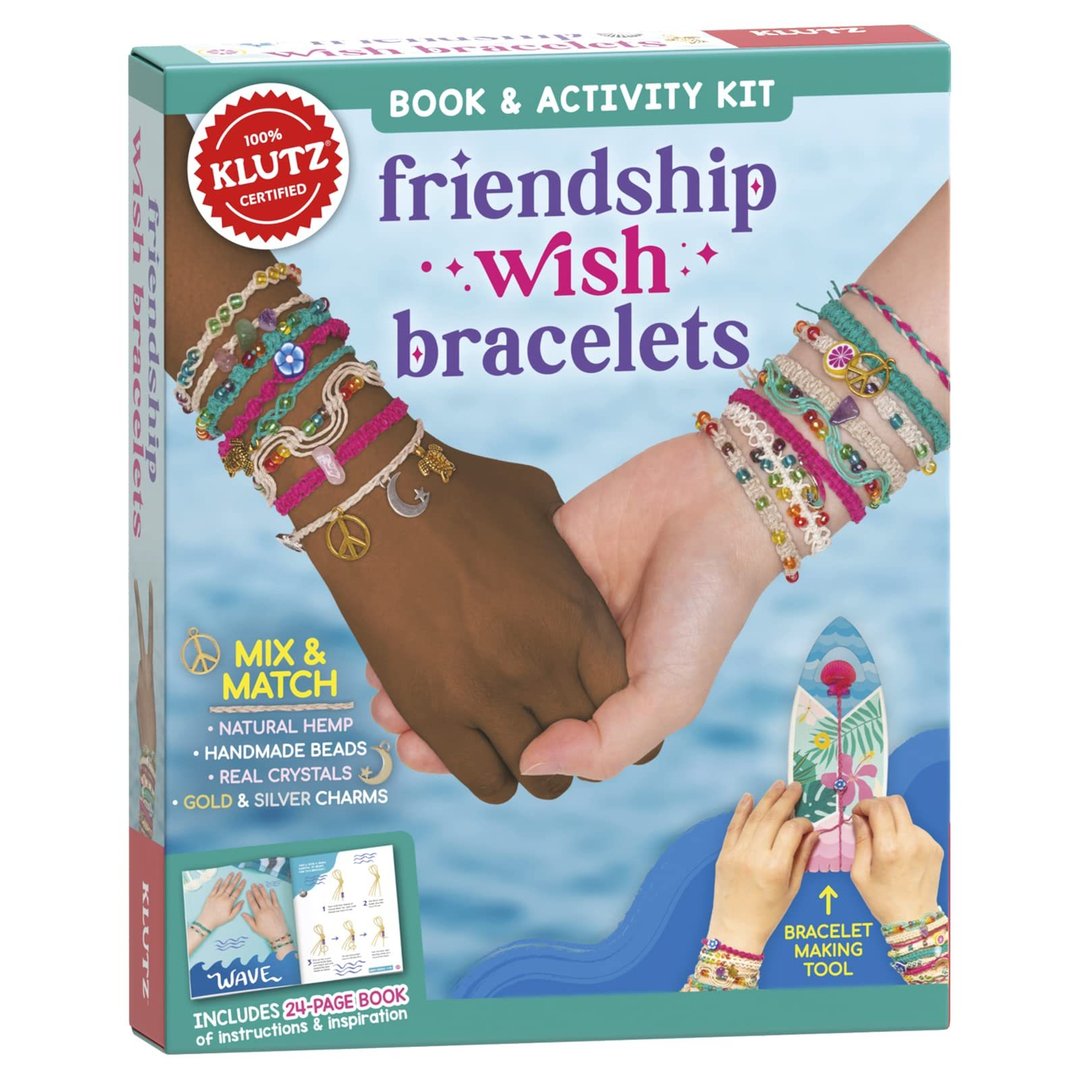 Friendship Wish Bracelets Making Kit by Klutz 7+