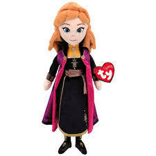 Anna TY Beanie With Sound 40cm Medium Frozen 2 Character