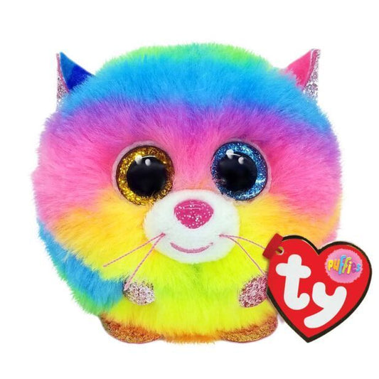 Gizmo The Cat Puffies Balls 8cm Ty Beanie Toy DOB October 6