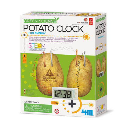 Green Science Potato Clock Science Kit 5+ by 4M Kidz Lab