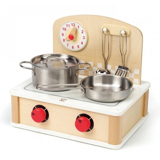 Wooden Tabletop Grill Indoor Outdoor Cooktop by Hape E3134