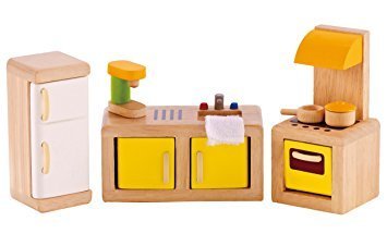 Kitchen Dolls House Furniture Set by Hape E3453