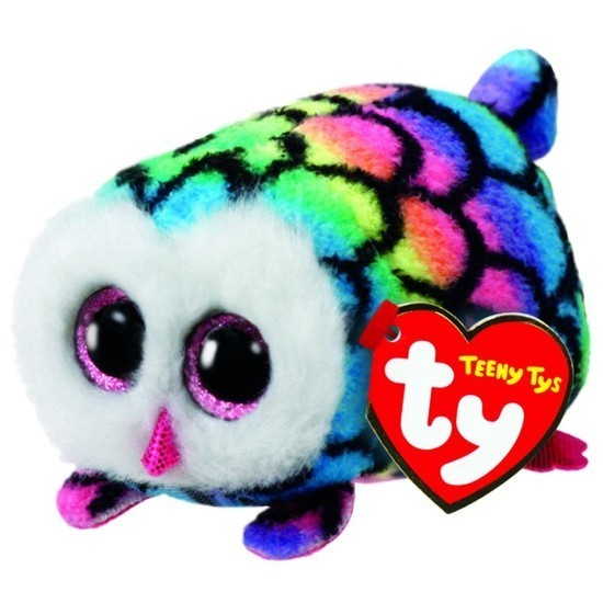 Hootie the Owl Teeny Tys Beanie Soft Toy Plush DOB February 7