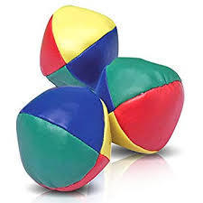 3 Pack Retro Juggling Balls 5+