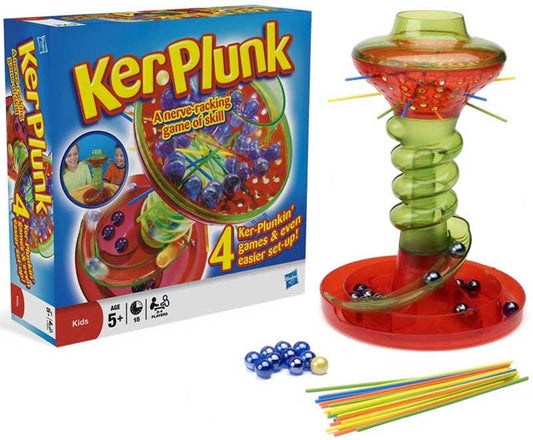 Classic Kerplunk Marble Game by MB Games & Hasbro 5+
