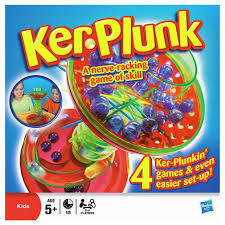 Classic Kerplunk Marble Game by MB Games & Hasbro 5+