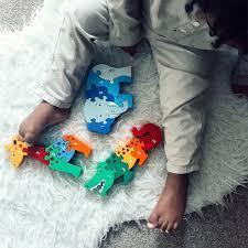 Wooden Number 1 to 5 Crocodile Jigsaw Puzzle by Lanka Kade