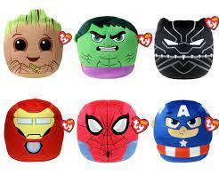 Spiderman Marvel Squishy 10inch TY Beanie Squish-A-Boo