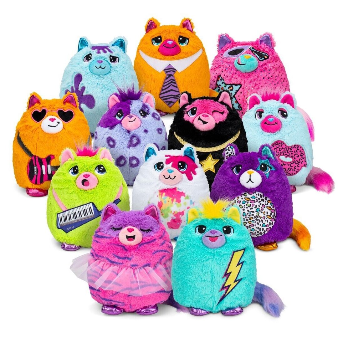 Misfittens The Plush Cats Soft Toys In A Can For Children 4+