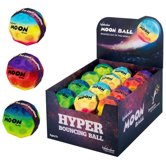 Waboba Rainbow Gradient Moon Ball Extreme Bounce Ball 3+