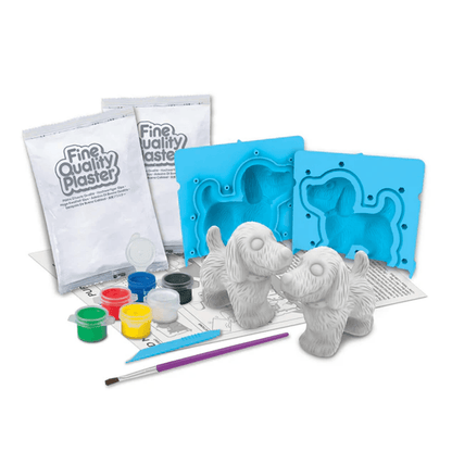 3D Mould And Paint Puppy Dogs Creative Craft Set by 4M 5+