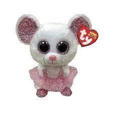 Nina The Mouse 15cm Ty Beanie Soft Toy DOB September 27