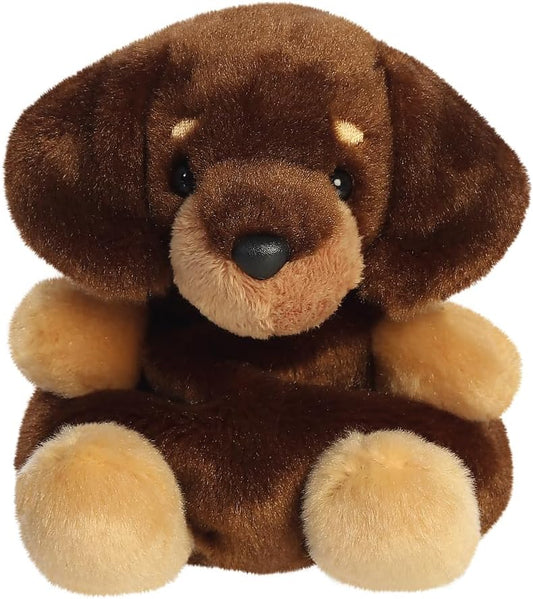 Houdini Dachshund Palm Pals 5" Plush Soft Toys by Aurora 0+