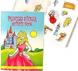 Mini Sticker and Colouring Activity Book Ideal for Party Bags