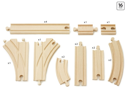 BRIO 33402 Rail Track Expansion Pack Intermediate