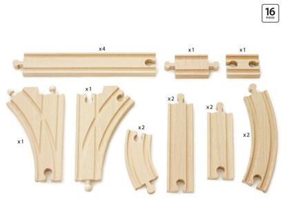 BRIO 33402 Rail Track Expansion Pack Intermediate