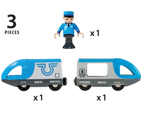 Brio 33506 Blue Travel Battery Train