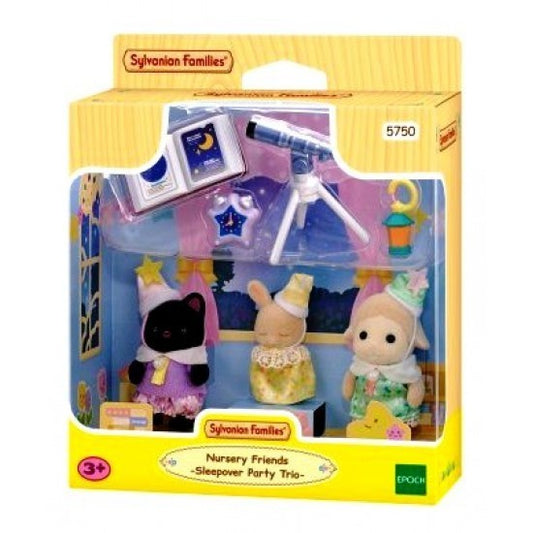 Sylvanian Families Nursery Sleepover Party Trio 3+