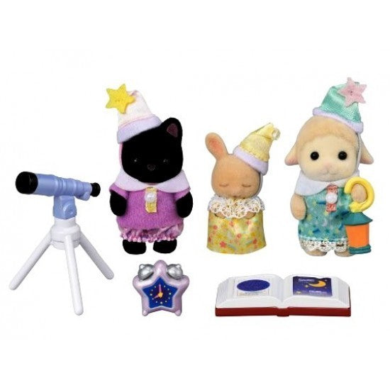 Sylvanian Families Nursery Sleepover Party Trio 3+