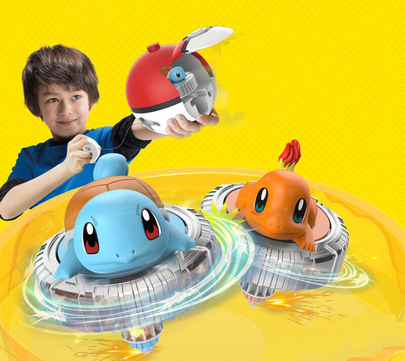 Pokemon Battle Spinner Pack Pikachu & Pokeball Set 4+