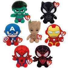 Ty Beanie Babies Marvel Comics Iron Man 15cm Soft Toy