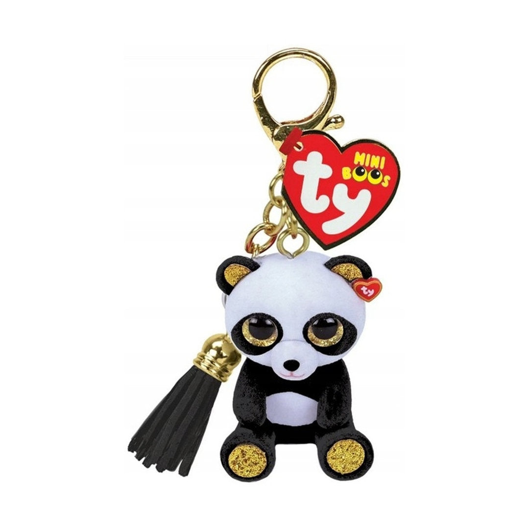 Chi The Panda Mini Boo Key Clip TY Beanie Toy DOB January 25