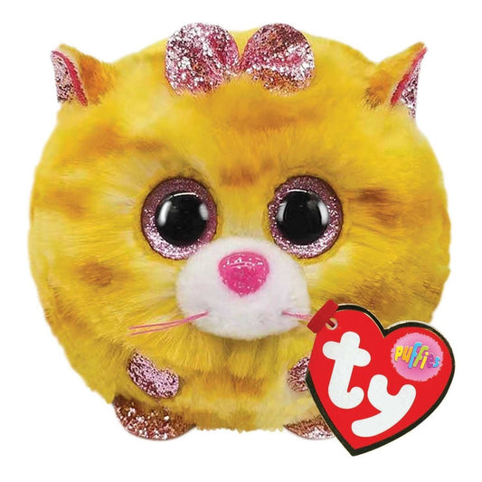 Tabitha the Cat Puffies Balls 8cm Ty Beanie Toy DOB December 17