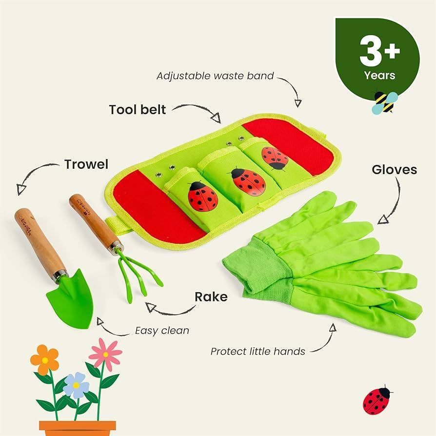 Children's Gardening Belt and Tools
