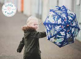 Clear Construction Colour Changing Umbrella for Children 3+