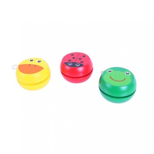 Wooden Friendly Animal Yo-Yo's by Big Jigs Toys