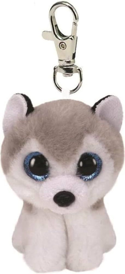 Buff The Husky Key Clip Ty Beanie Soft Toy DOB November 28