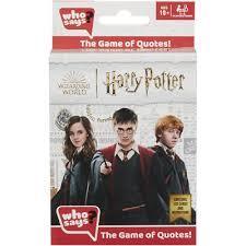 Harry Potter Who Says ? Card Game of Quotes 10+